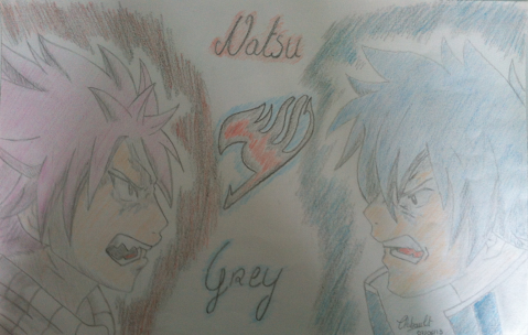 Galerie de Blood - Natsu Ignir vs Grey Fullbuster