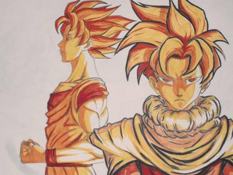 Galerie de Kate - Trois Fan art DBZ