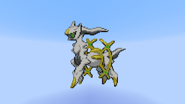 Galerie de Arceus62 - Pixel-Art Minecraft #1: Arceus