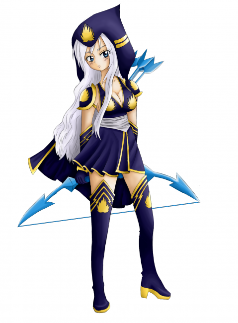 Galerie de Melocotton - [Commande] Ashe ( Lol ) - Bon annive MD !