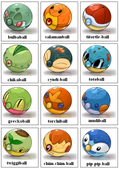 Galerie de Oneechan - De nouvelles pokballs