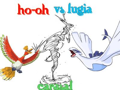 Galerie de carasal - ho-oh vs lugia